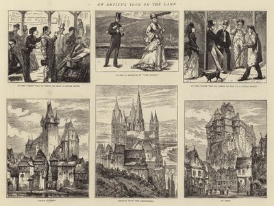 El Tour de un Artista en el Lahn de Edward Frederick Brewtnall